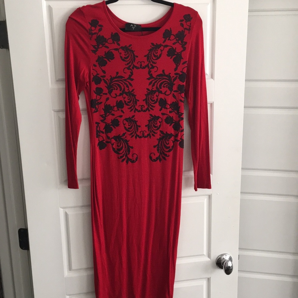 Lon sleeve pencil dress